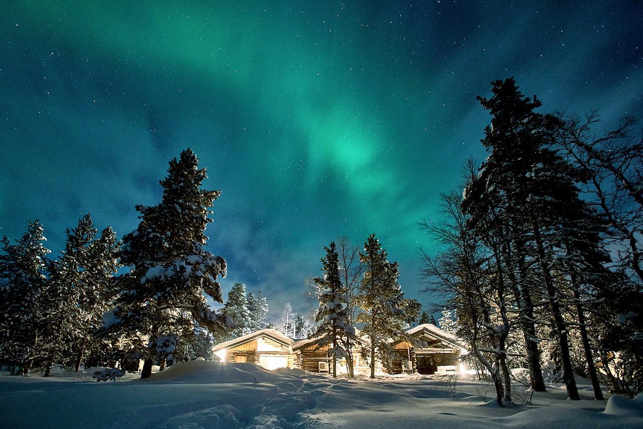 Polar Aurora Cabins Saariselka Exterior photo